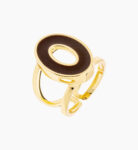 AnelCouleur-Ouro18k-Brun